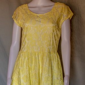 Yellow Lace Sundress